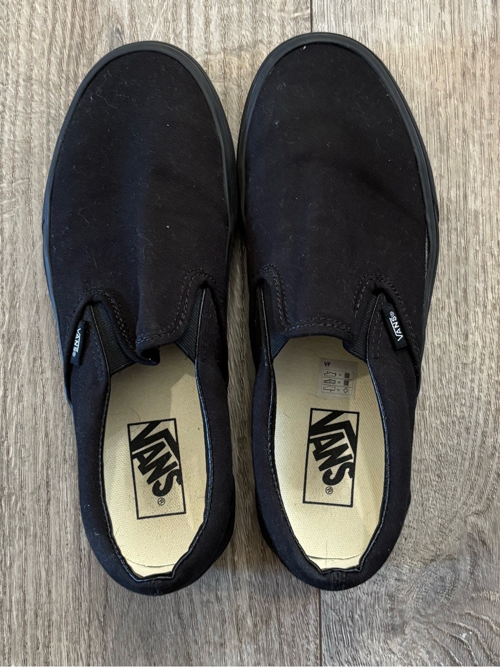 VANS men’s black slip on - Picture 4 of 4